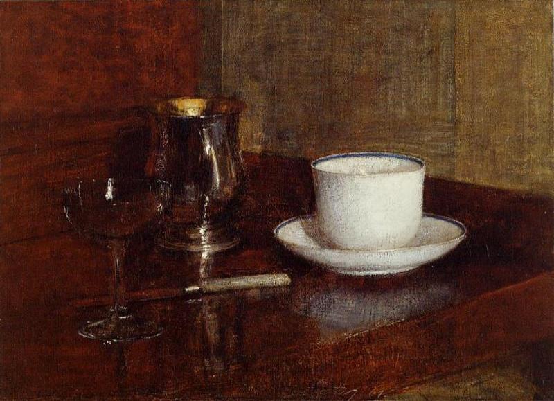 Henri Fantin-Latour Still Life Glass oil painting image